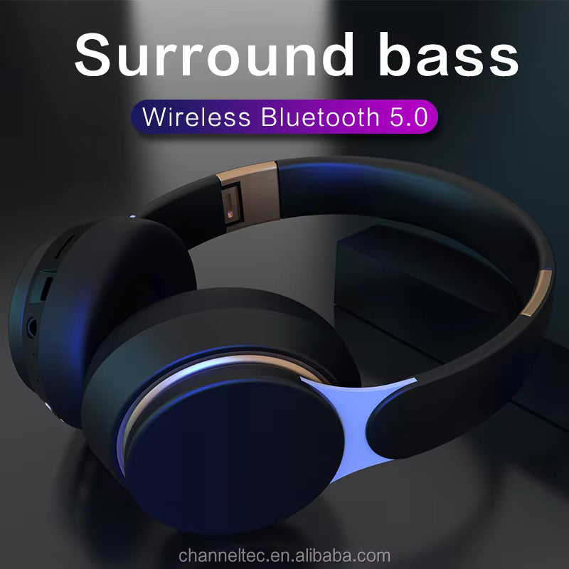 BT Studio With Mic Waterproof Headset Wireless Headphone
