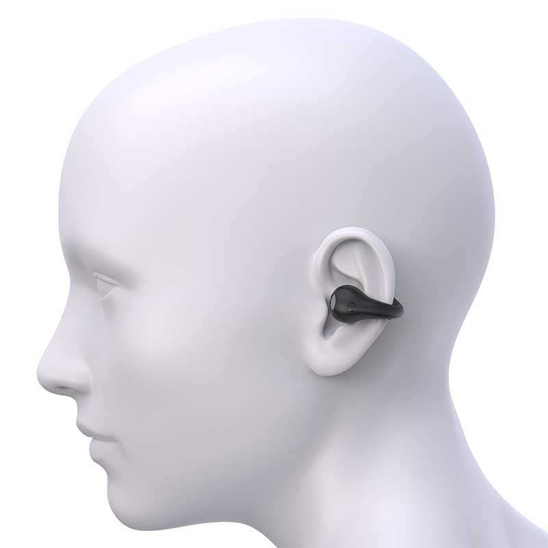 Open Ear Clip Bone Conduction Wireless Earbuds Bluetooth 5.3,Sports Earphones